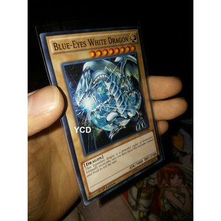 Thẻ bài yugioh chính hãng  Blue-Eyes White Dragon (Earth Background)  – Common
