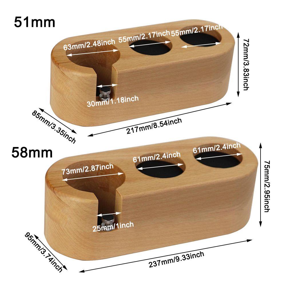Tấm Lọc Cà Phê Espresso Bằng Gỗ Chống Trượt Cho Nhà Bếp