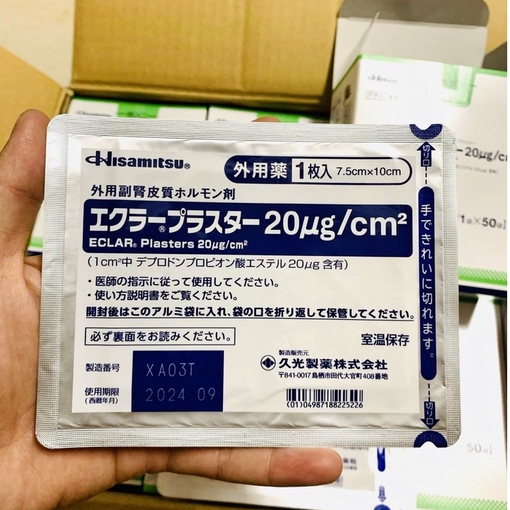 Miếng Dán Sẹo/ Miếng Ép Sẹo Lồi ECLAR PLASTER - HISAMITSU NHẬT BẢN