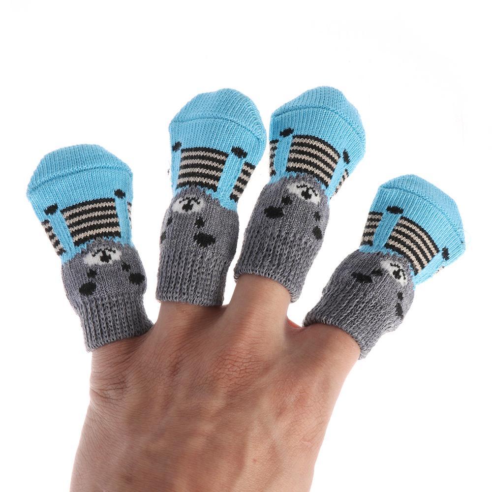 Set 1 / 4 Chiếc Giày Chống Trượt Thời Trang Cho Thú Cưng