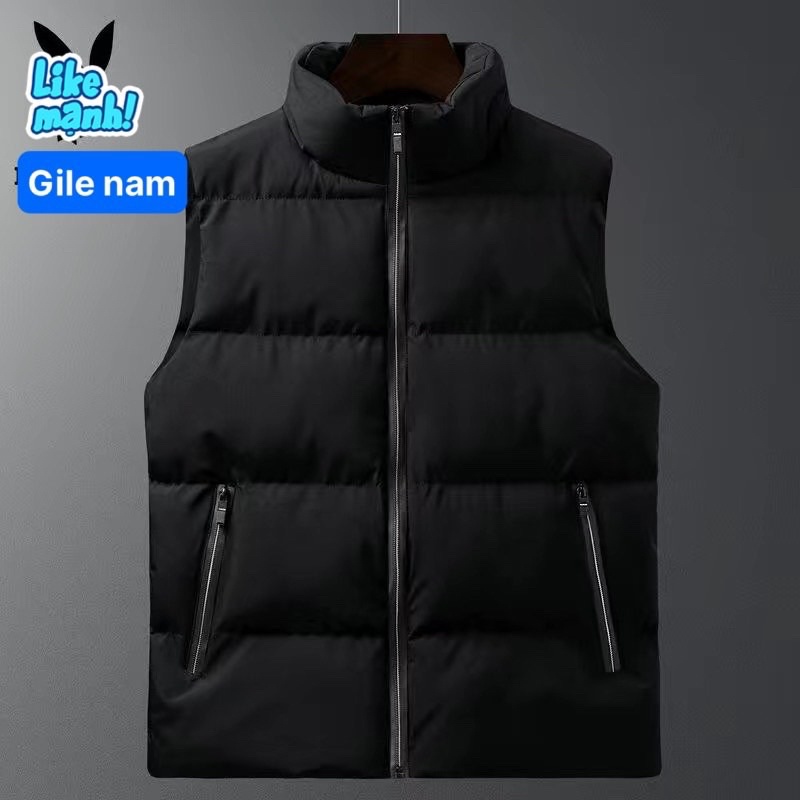 Áo khoác phao gile nam siêu đẹp quảng châu(kèm ảnh thật )