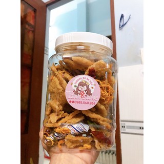 cơm cháy khô gà 500gam siêu ngon 1 hủ