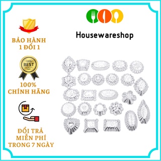Bộ 24 khuôn làm bánh bò, bánh da lợn ,rau câu bằng nhôm Vĩnh Trường