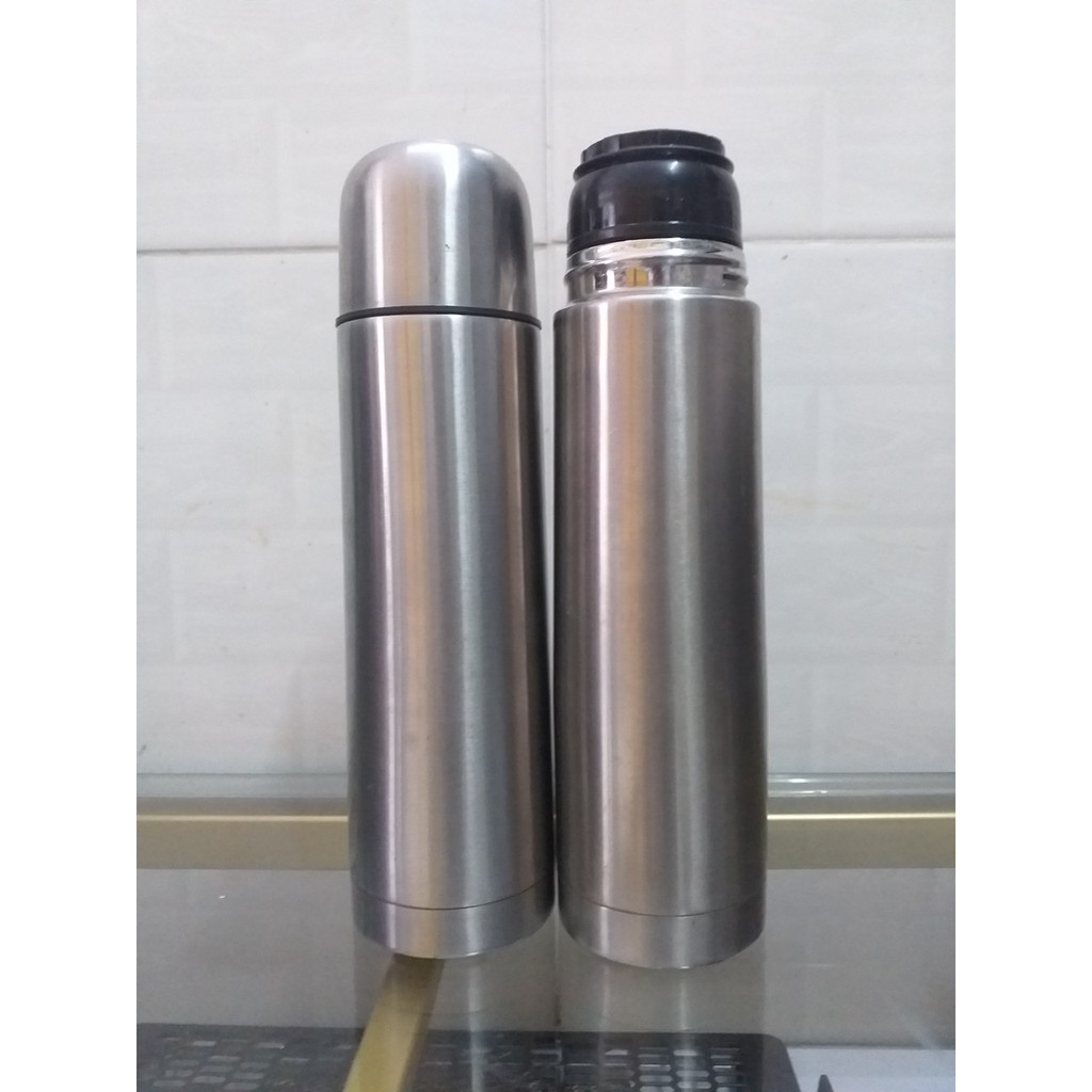 BÌNH GIỮ NHIỆT INOX NGUYÊN CHẤT  500ML NỘI ĐỊA NHẬT BẢN