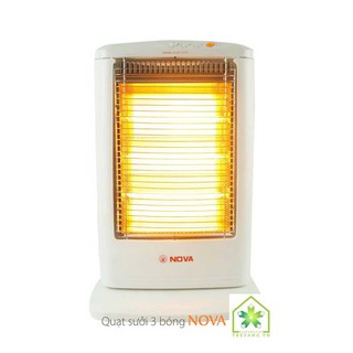 [ BẢO HÀNH 12 THÁNG ] Đèn Sưởi Nova 3 Bóng Có Chế Độ Xoay, Ngắt Điện  An Toàn Làm Nóng Nhanh Công Suất 400-800-1200W