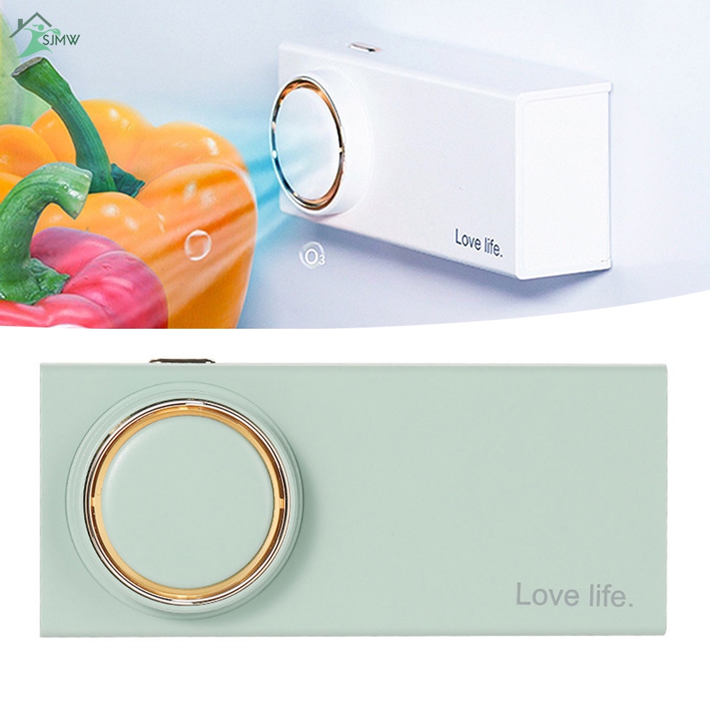 Máy Lọc Không Khí Thông Minh Khử Mùi Tiết Kiệm Không Gian Có Thể Sạc Lại Bằng Cổng USB Cho Nhà Bếp