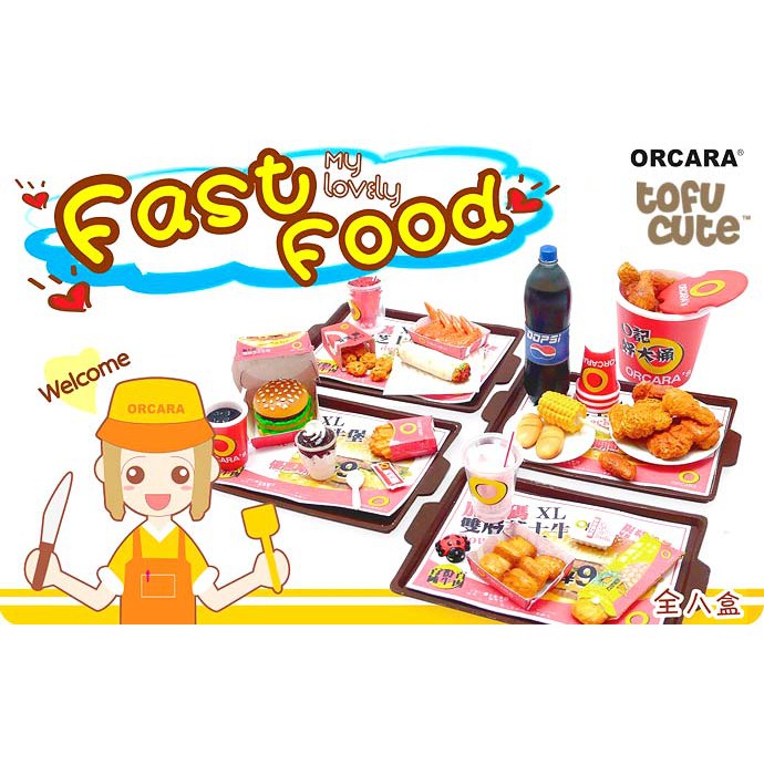ĐỒ CHƠI ORCARA NGUYÊN BỘ 8 HỘP NEW FULL BOX: BÁNH KEM, MÓN NGÀY LỄ, LẨU