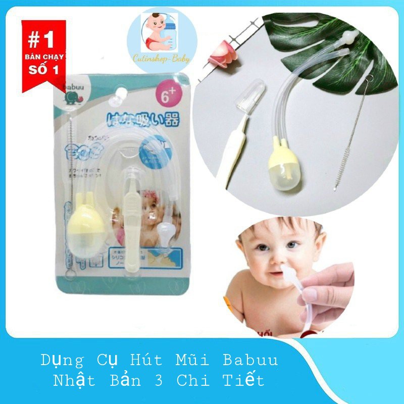 Hút mũi Babuu Nhật an toàn cho bé