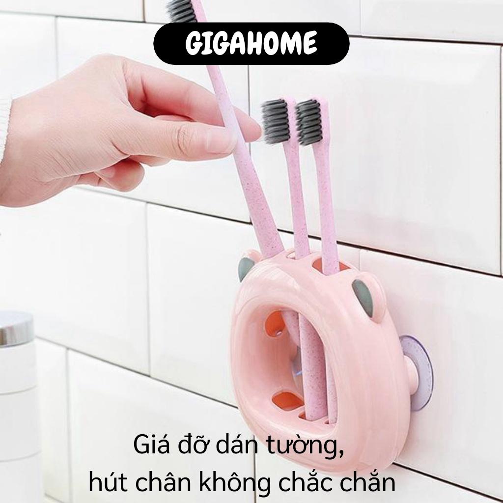 Giá Đỡ Bàn Chải GIGAHOME Treo Bàn Chải, Dao Cạo, Đồ Dùng Nhà Tắm Hình Gấu Đáng Yêu 5121