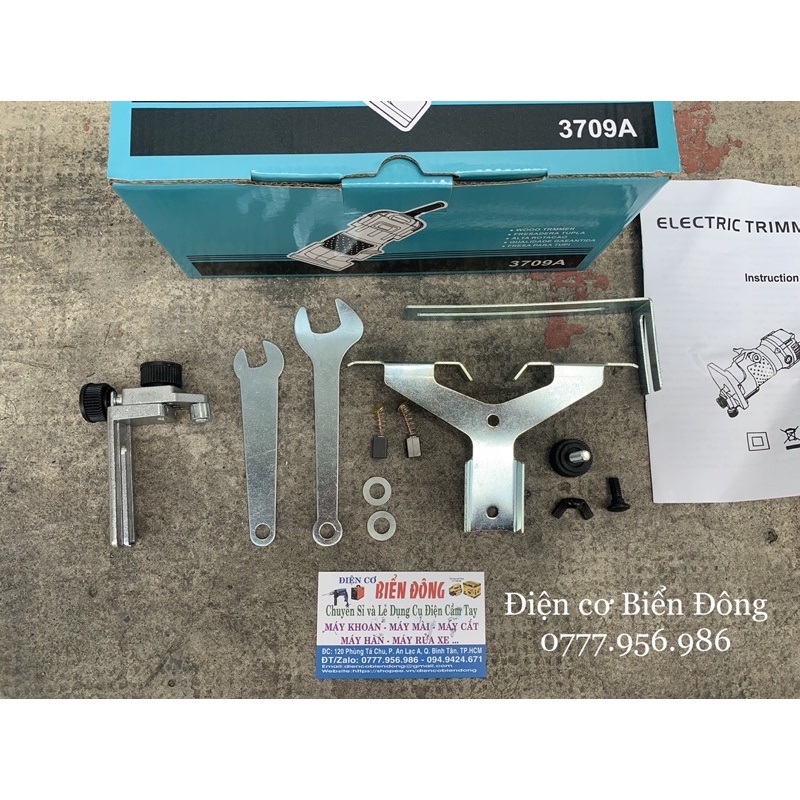 Máy Phay Gỗ 🍓 FREESHIP 🍓 Máy Phay Gỗ MAKITA 6mm RT3709 có điều tốc THÁI LAN với thích hợp soi mộng gỗ, phay gỗ, tạo rãnh