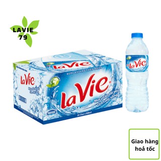 Thùng nước Lavie 500ml - 24 chai - Nước khoáng thiên nhiên - Lavie79