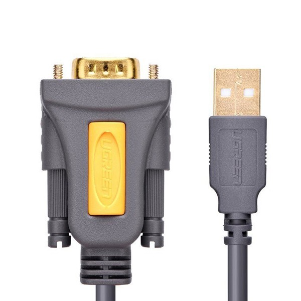 Cáp chuyển đổi USB 2.0 ra COM RS232 Ugreen 20222 (dài 2m)