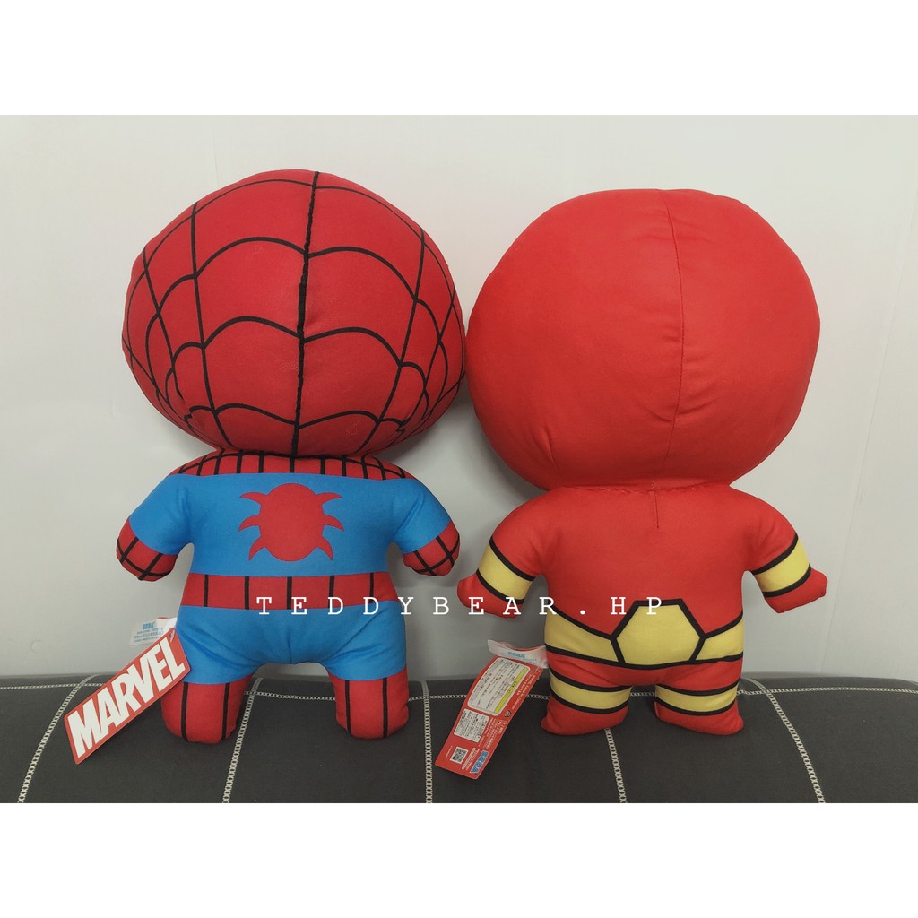 Spiderman Người Nhện Iron Man Chính Hãng Gấu Bông Nhật Marvel Sega San-X Disney Amuse Authentic