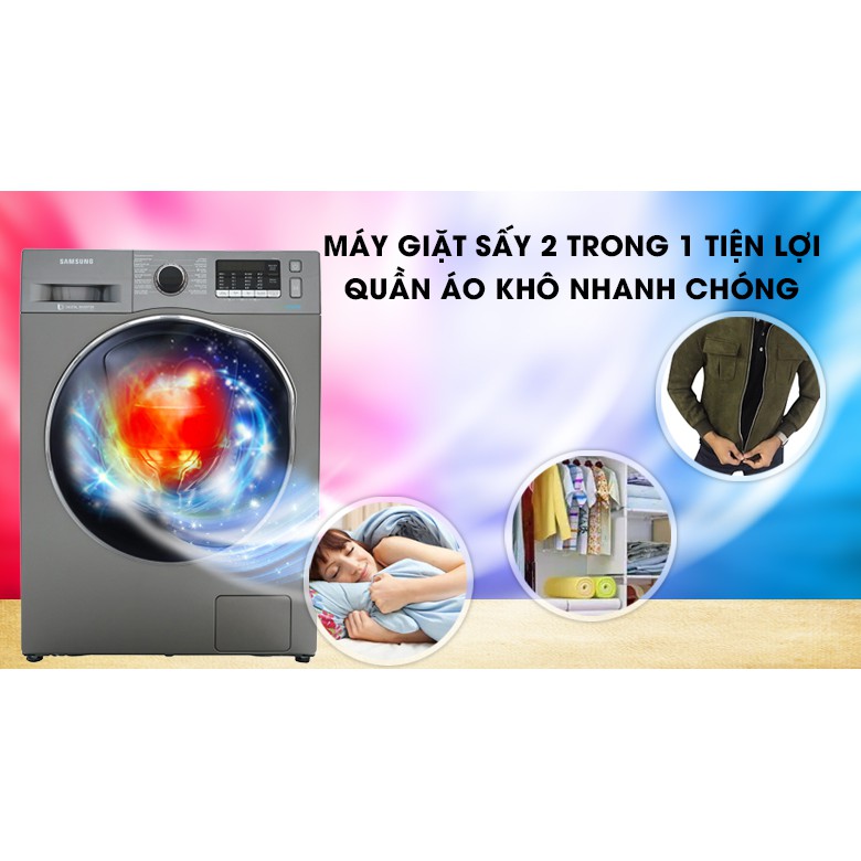 Máy giặt sấy Samsung AddWash Inverter 9.5 kg WD95K5410OX/SV (Miễn phí giao tại HCM-ngoài tỉnh liên hệ shop)