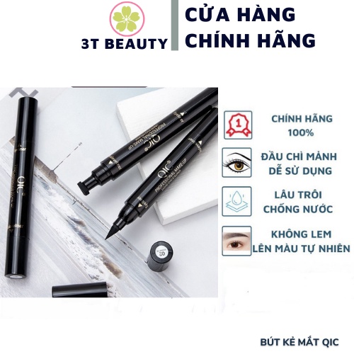 Bút kẻ mắt QIC chống nước dạng lỏng nhanh khô lâu trôi PVN3440