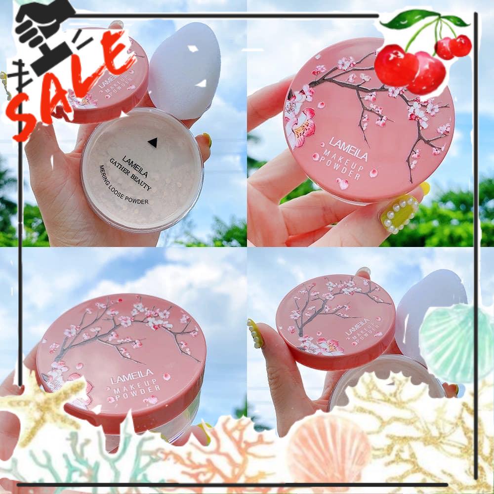 ☘️ Phấn Phủ Dạng Bột Lameila Anh Đào Gather Beauty Colour Geometry Auth Nội Địa