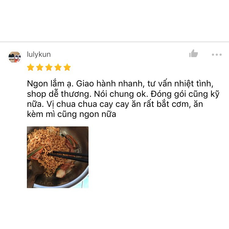 500g kim chi củ cải lên men với mật ong nhà làm chua cay ăn kèm mì gói thịt luộc cháo trắng rất ngon