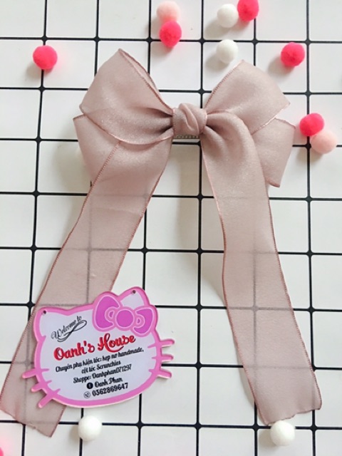 Kẹp nơ voan hàn quốc