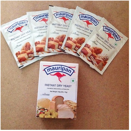 Men Nở, Men Khô Instant Mauripan 10g/gói, 5 gói/hộp