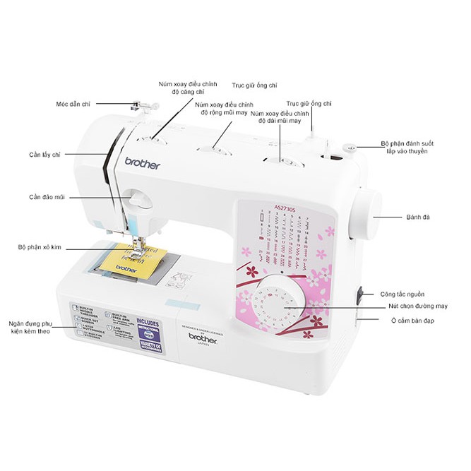 Máy may gia đình Brother AS2730S