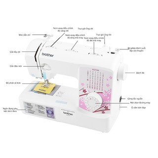 Máy may gia đình Brother AS2730S ( TẶNG 2 CHÂN VỊT GIÁ 190.000Đ)