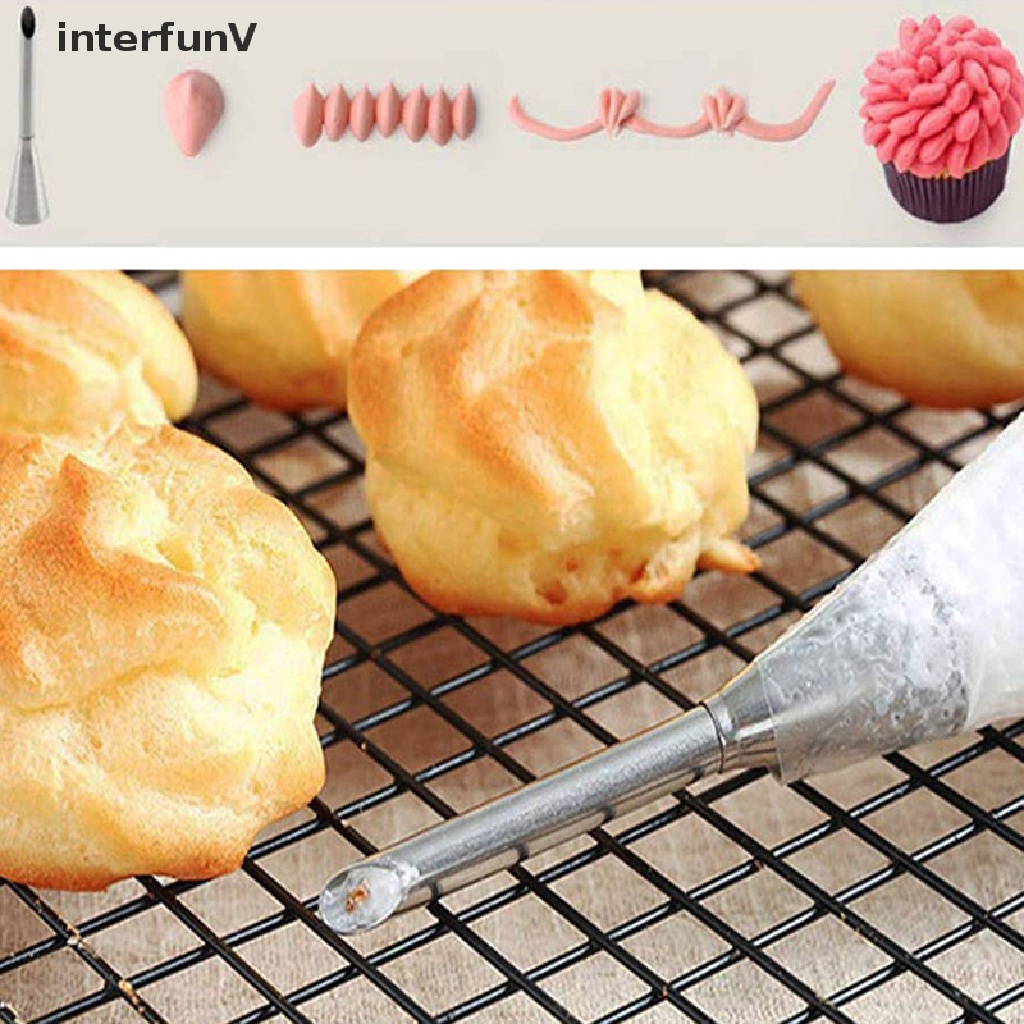 Set 4 Đầu Phun Kem Trang Trí Bánh Eclair