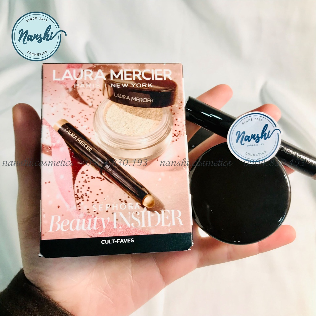 [CHÍNH HÃNG] Set Phấn Phủ 2 Món Laura Mercier Loose Setting Powder