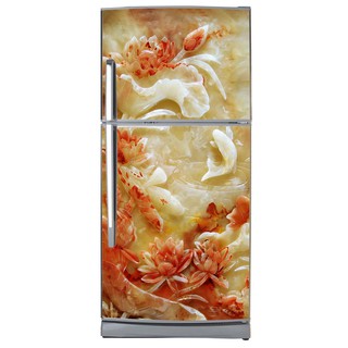 🌀Giấy dán tường tủ lạnh hoạ tiết 3D❄️