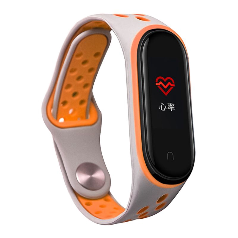 Dây silicon đeo cổ tay thời trang thay thế đồng hồ thông minh Xiaomi Miband 4 3