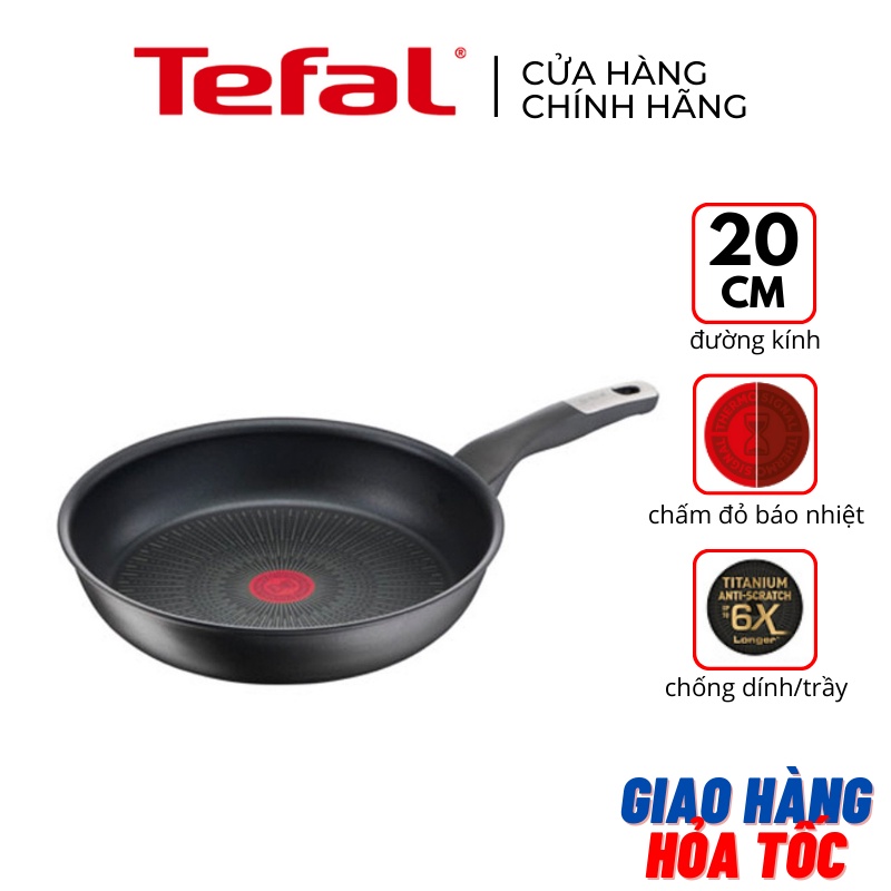 Chảo chiên 20cm chống dính đế từ Tefal Unlimited G2550243 - Hàng chính hãng