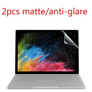 Microsoft surface book / 2 / microsoft surface pro 3 / 4 / 5 / 6 / 7 / 7 plus / pro 8 / pro x bảo vệ màn hình phim nhựa mờ / chống chói 2 cái