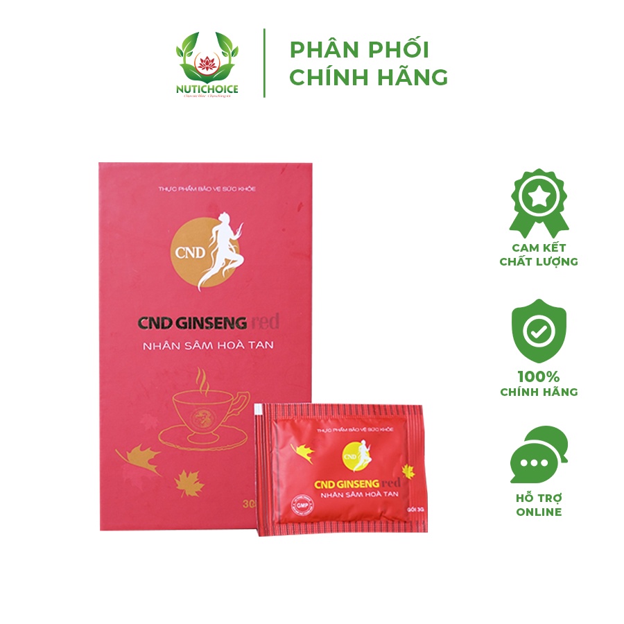 Nhân Sâm Hòa Tan CND GINSENG Red Bổ Thân, Tăng Cường Sức Khỏe