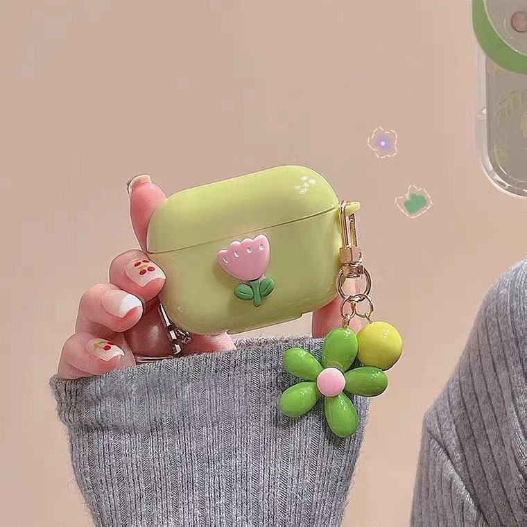 Vỏ Bảo Vệ Hộp Sạc Tai Nghe AirPods 1 2 Pro 3 Họa Tiết Đơn Giản Thời Trang Chất Lượng Cao