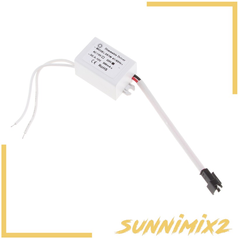 Bộ Nguồn Đèn Led Sunnimix2 Dc 3-12v 300ma 3x1w