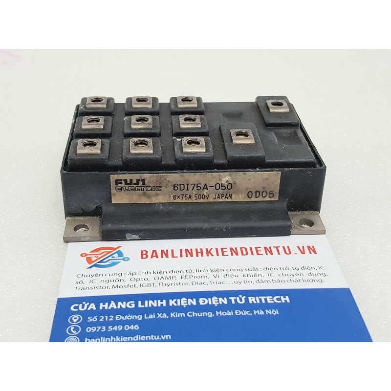 6DI75A-050 Modul Transistor Fuji 75A 500V (tháo máy)