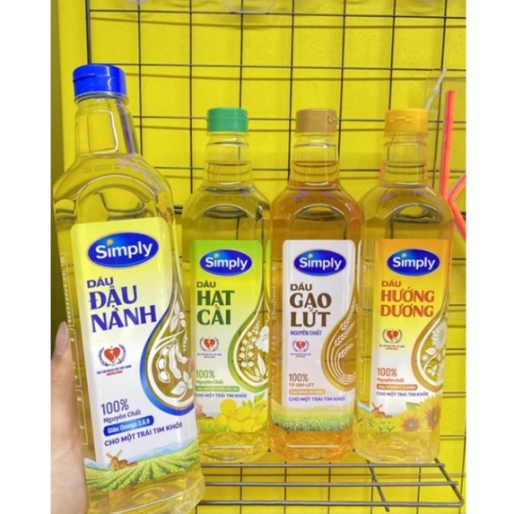 Dầu Ăn Simply 1 Lít .