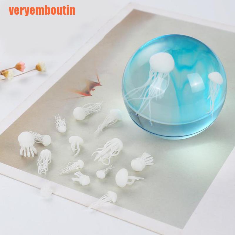 1 Mô Hình Con Sứa Bằng Nhựa Resin Diy Độc Đáo