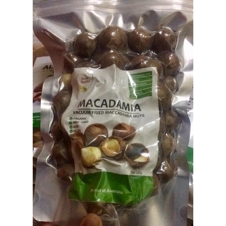 Hạt mắc ca Úc 500gr