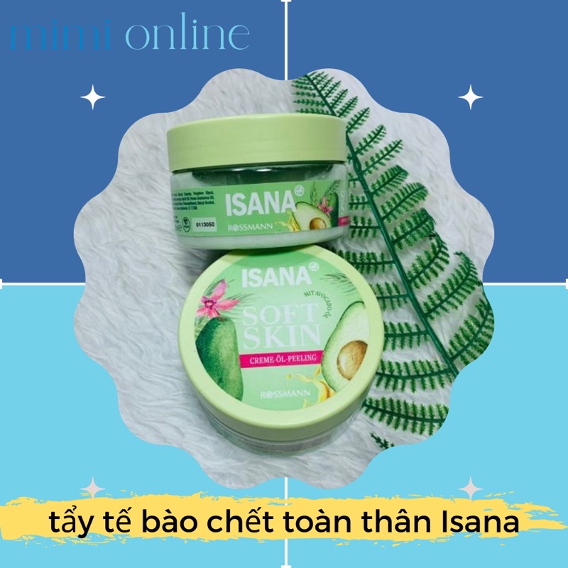 tẩy tế bào chết toàn thân isana