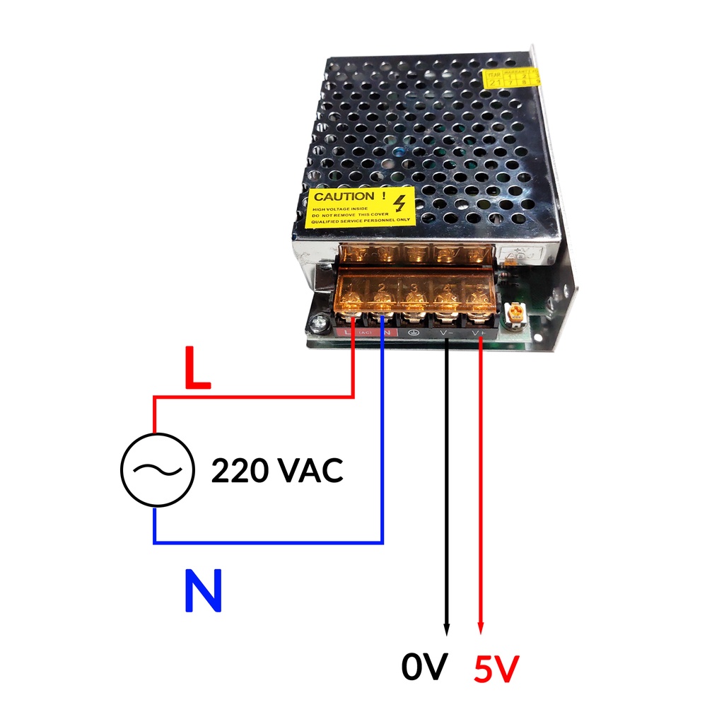 Nguồn tổ ong 5V - 10A