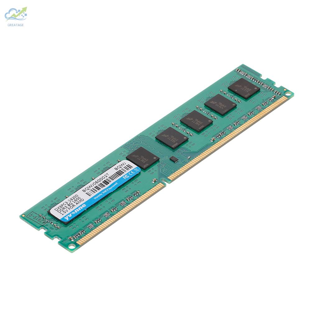 AMD Bộ Nhớ Máy Tính 240pin Yvonne Ddr3 Pc 8gb 1600mhz 1.5v | BigBuy360 - bigbuy360.vn
