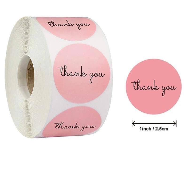 Sticker thank you / cảm ơn nhiều mẫu giá rẻ [TK01] - combo 20 miếng dán