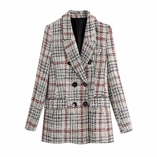 [SẴN M] Áo blazer dạ tweed xuất dư (có ảnh thật)