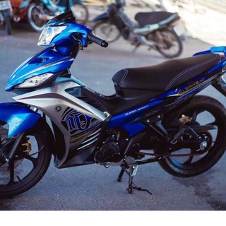 Tem rời decal xe ex 135 lc xám xanh gp bạc