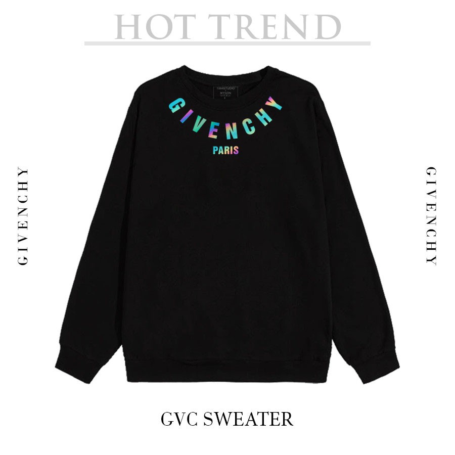 BST Áo sweater đen dài tay phản quang cực HOT hàng chuẩn đẹp - Limited