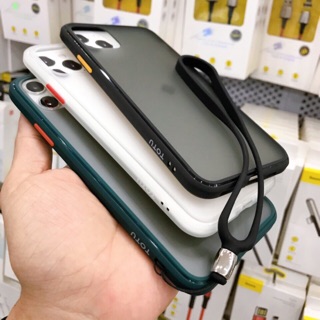 Ốp totu lưng nhám viền kính ip11/ip11 pro/ ip11 pro max