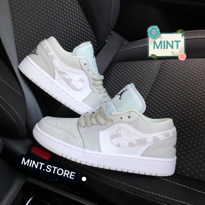 [MINTSTORE] Giày sneaker xám camo thấp cổ