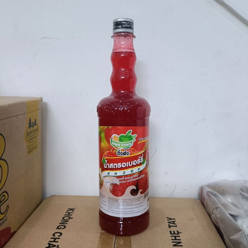 Siro Dingfong Thái Lan nắp thiếc chai 760ml