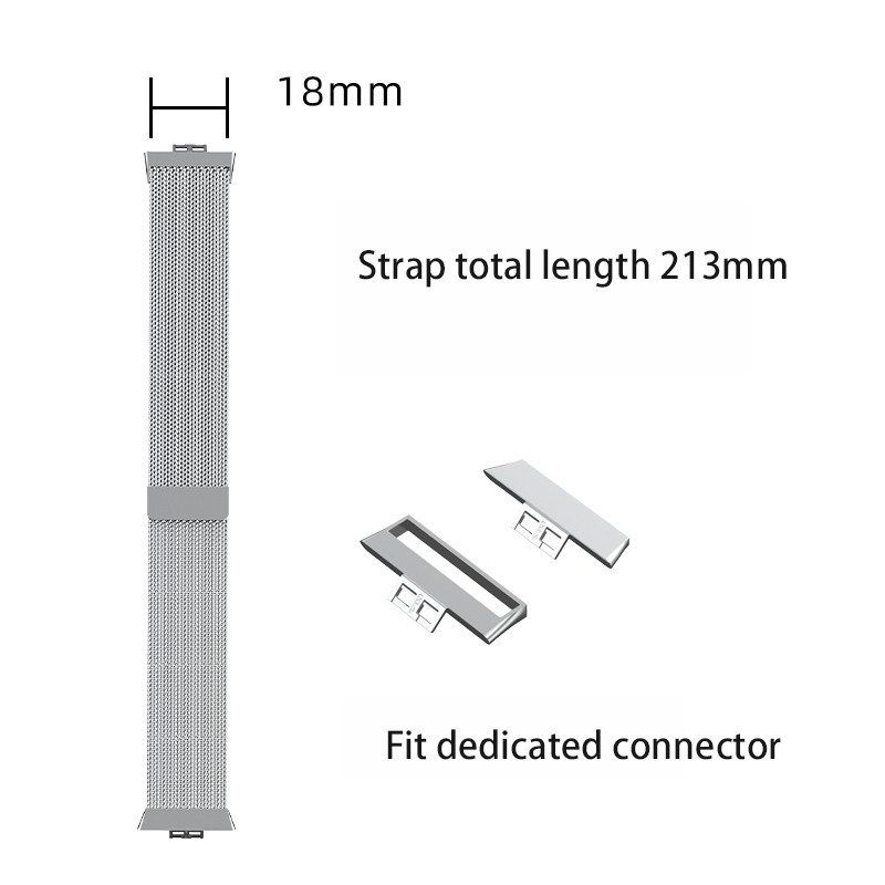 Dây Đeo Inox Milanese Cho Đồng Hồ Thông Minh Huawei Watch Fit