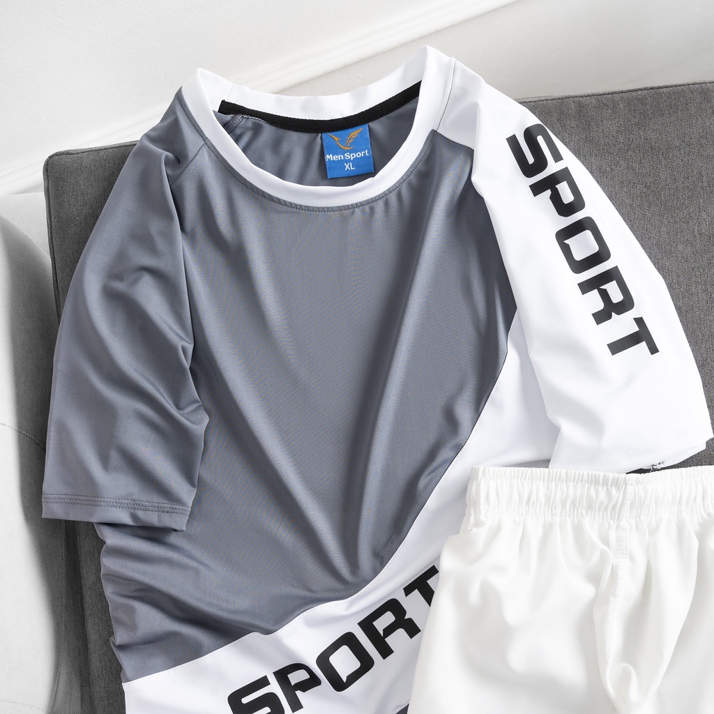 BỘ ĐÙI TT NAM PHỐI MÀU CỔ VIỀN SPORT